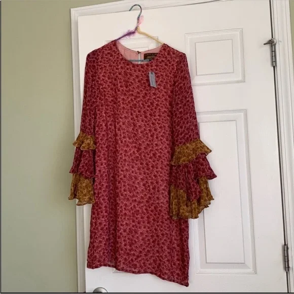 Varun Bahl Anthropologie Lanara Shift Dress XSP - Picture 3 of 5